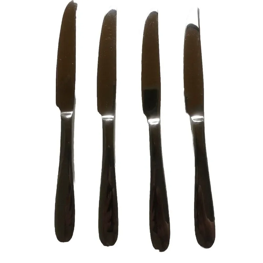 Oneida China 90-194 Glossy Stainless Flatware 16 Piece Flatware‎ Set Lot